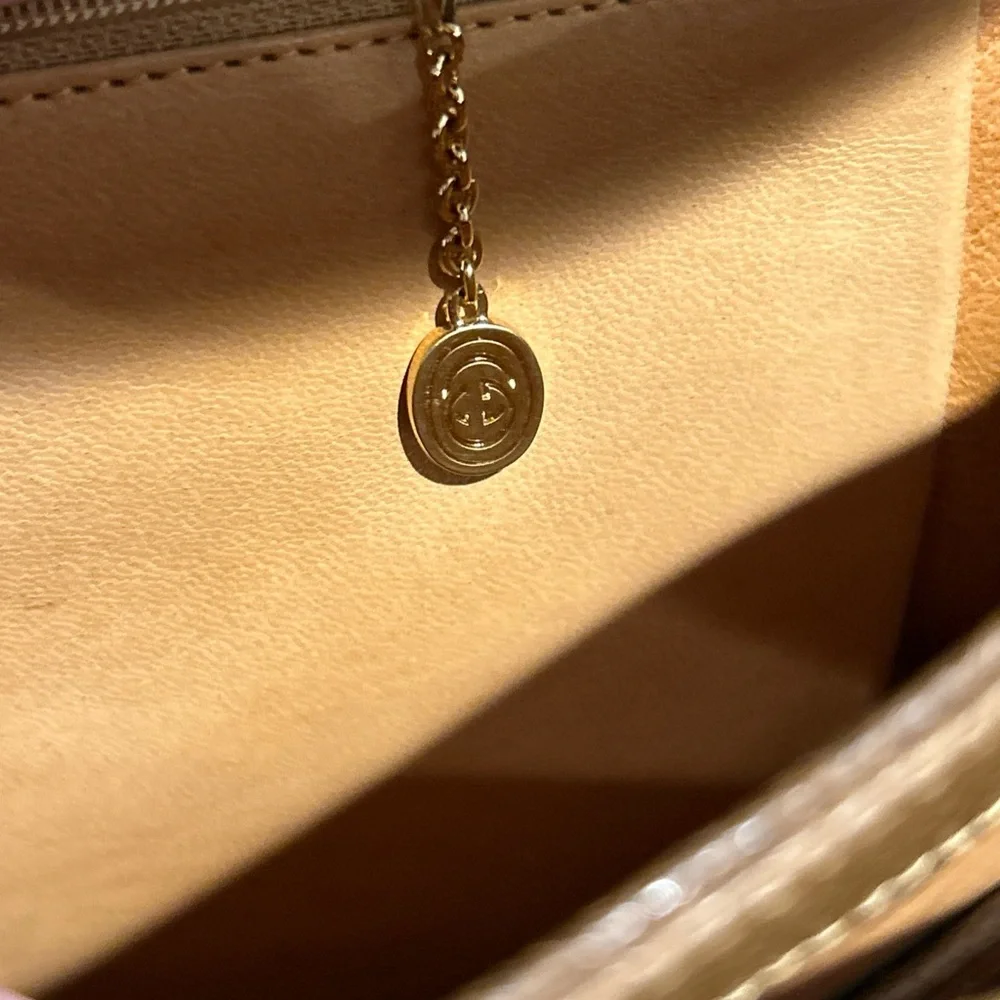 Gucci Vintage Leather Laptop Bag